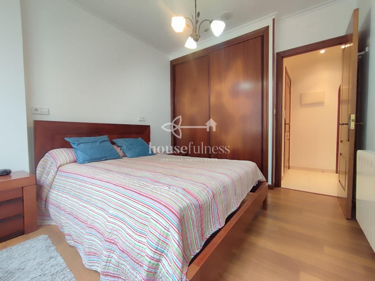 Schlafzimmer von Wohnung zum Verkauf in Ferrol mit Heizung, Abstellraum und Möbliert