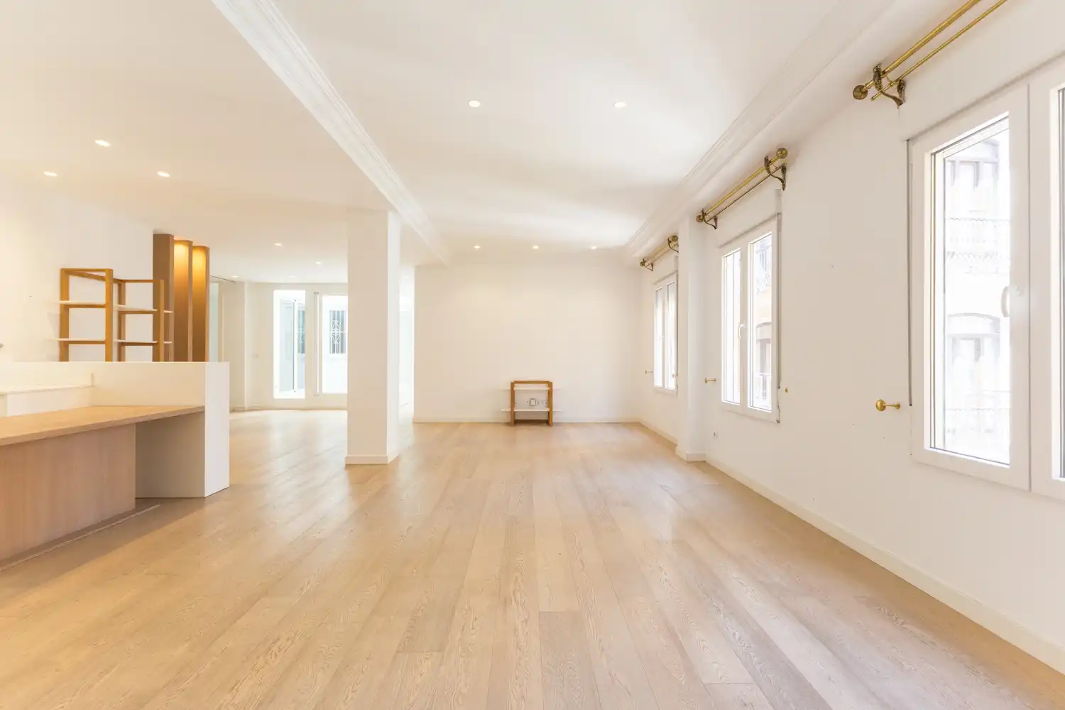Living room of Flat for rent in Valencia  with Air Conditioner, Heating and Furnished