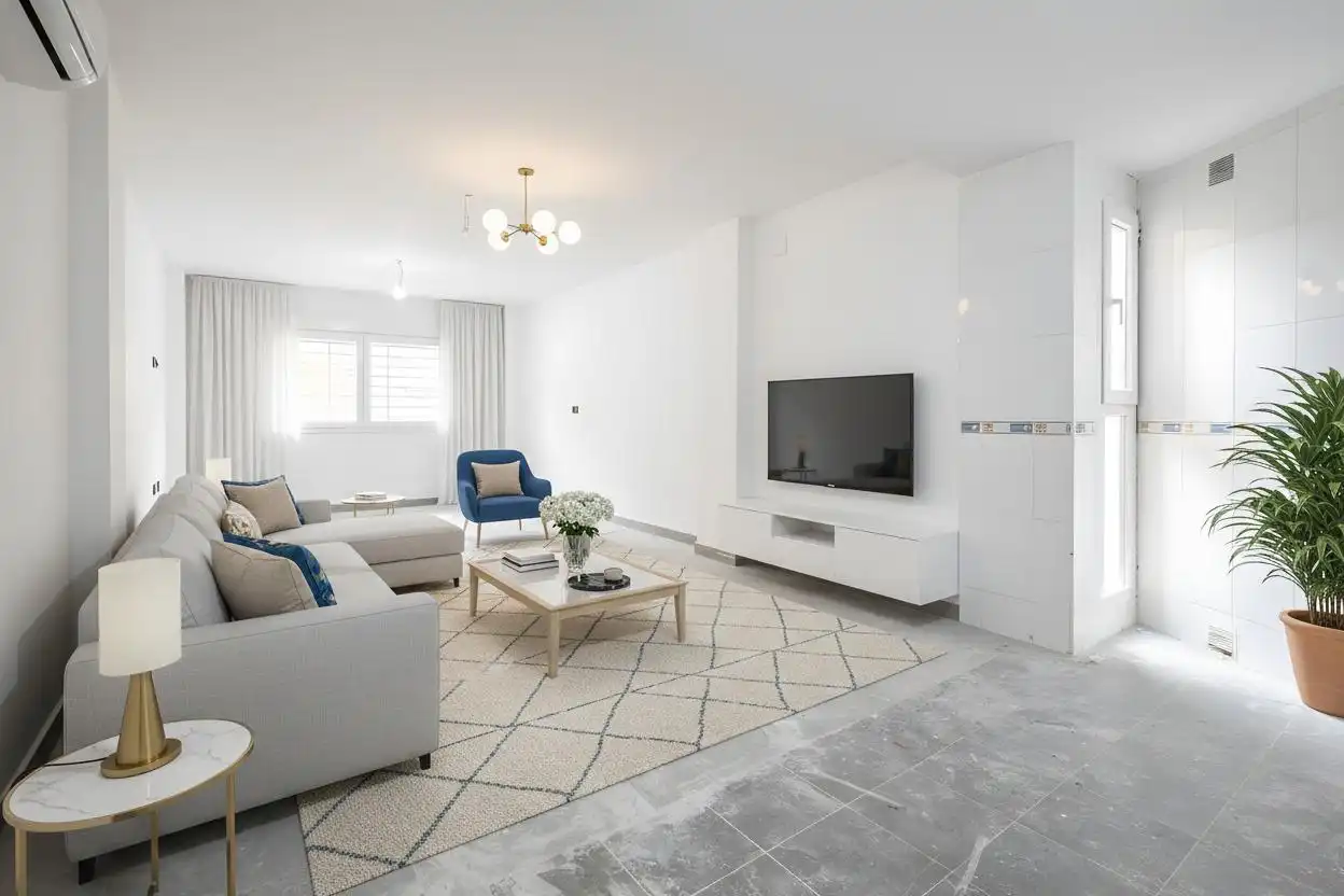 Sala d'estar de Pis en venda en Cenes de la Vega amb Aire condicionat, Calefacció i Terrassa