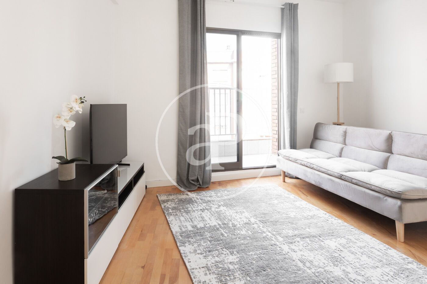 Living room of Flat to rent in  Barcelona Capital  with Air Conditioner, Terrace and Furnished