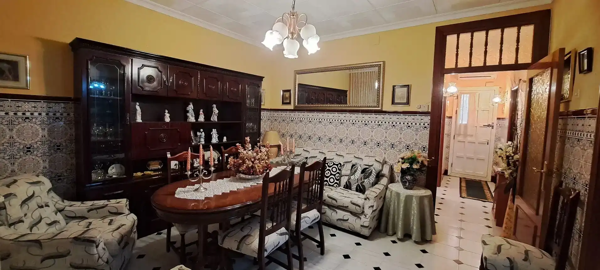Dining room of Houses for sale in Puertollano  with Air Conditioner, Storage room and Furnished
