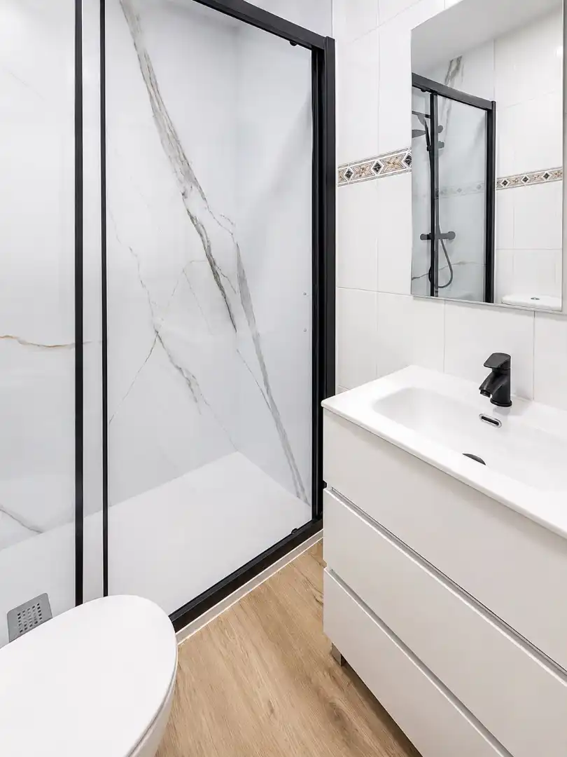 Badezimmer von Loft zum Verkauf in Barberà del Vallès mit Parkett und Alarm