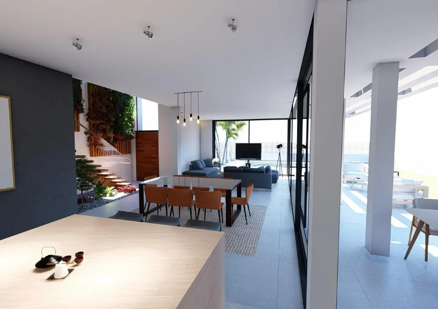 Sala d'estar de Casa o xalet en venda en Candelaria amb Aire condicionat, Jardí privat i Terrassa