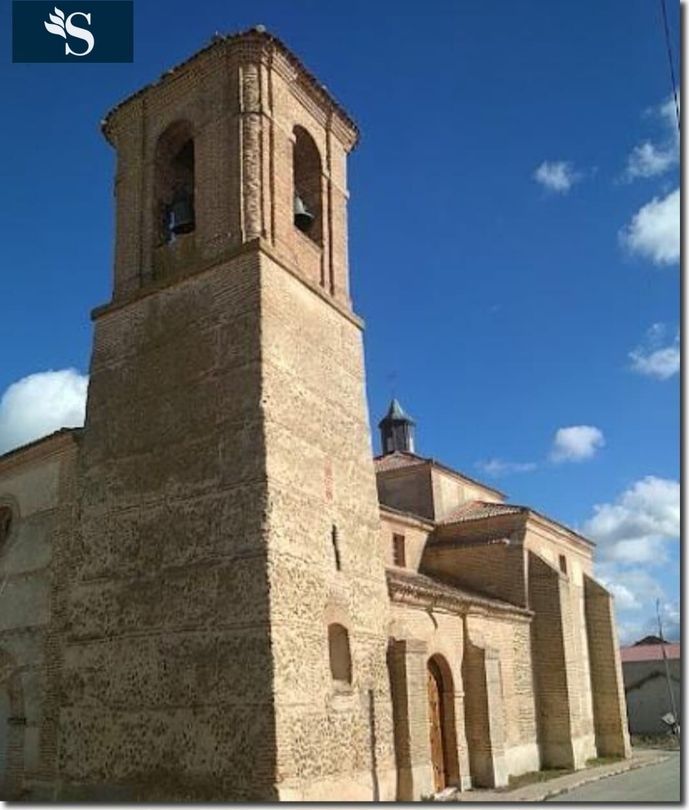 Vista exterior de Residencial en venda en Santiuste de San Juan Bautista