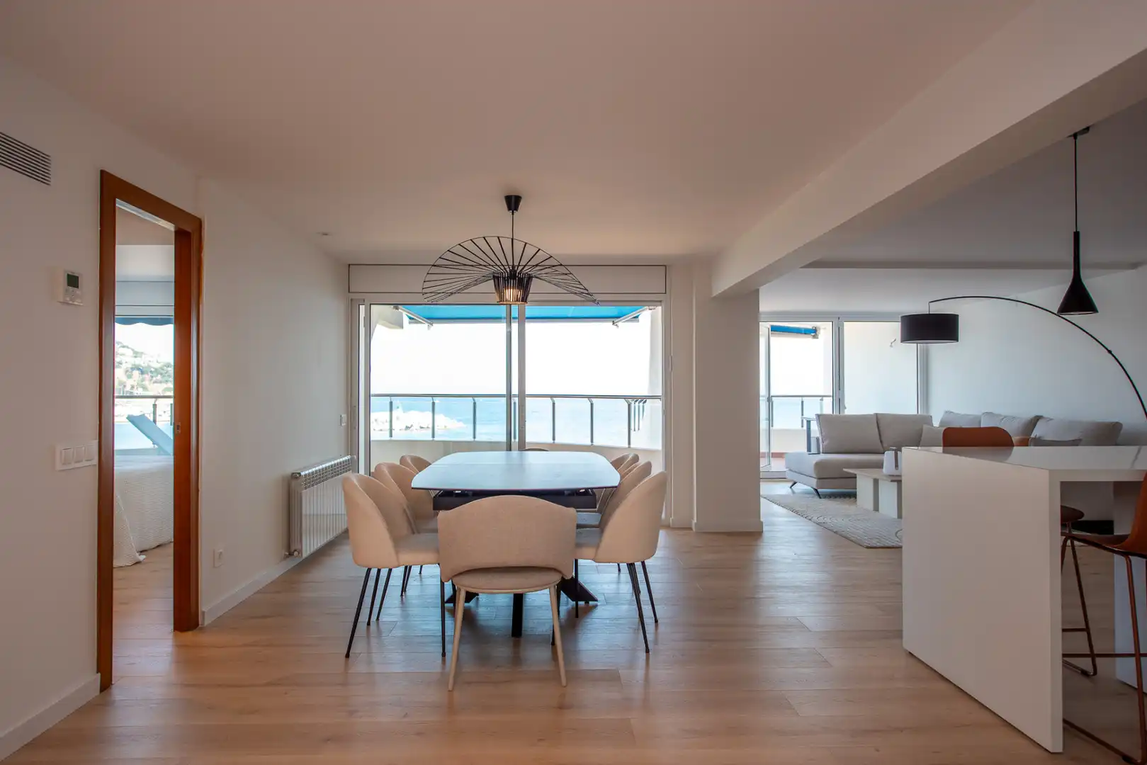 Comedor de Piso de alquiler en Sant Feliu de Guíxols con Aire acondicionado, Calefacción y Parquet