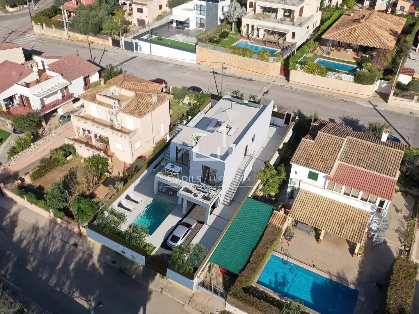 Exterior view of Houses for sale in Marratxí  with Air Conditioner, Private garden and Swimming Pool