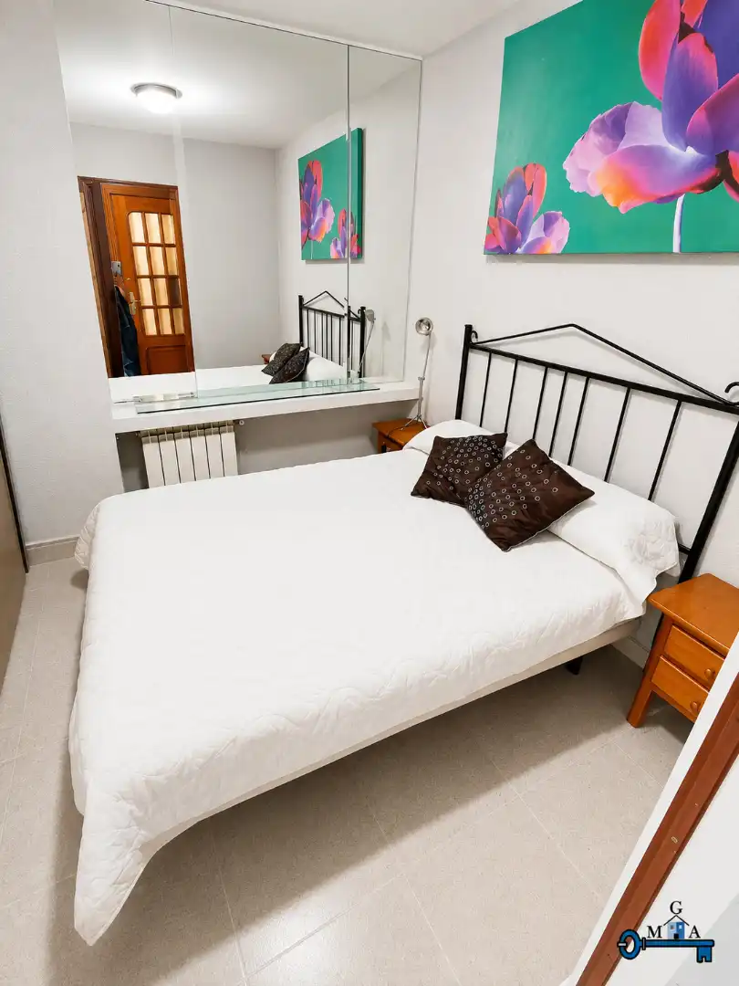 Schlafzimmer von Wohnungen zur Miete in Fuenlabrada mit Heizung, Möbliert und Ofen