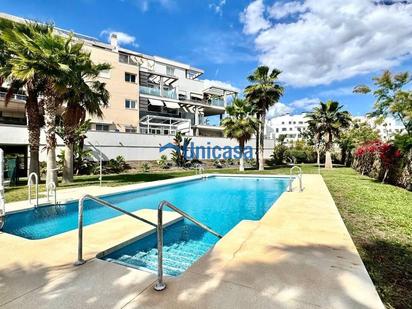 Swimming pool of Flat for sale in Málaga Capital  with Air Conditioner, Heating and Private garden