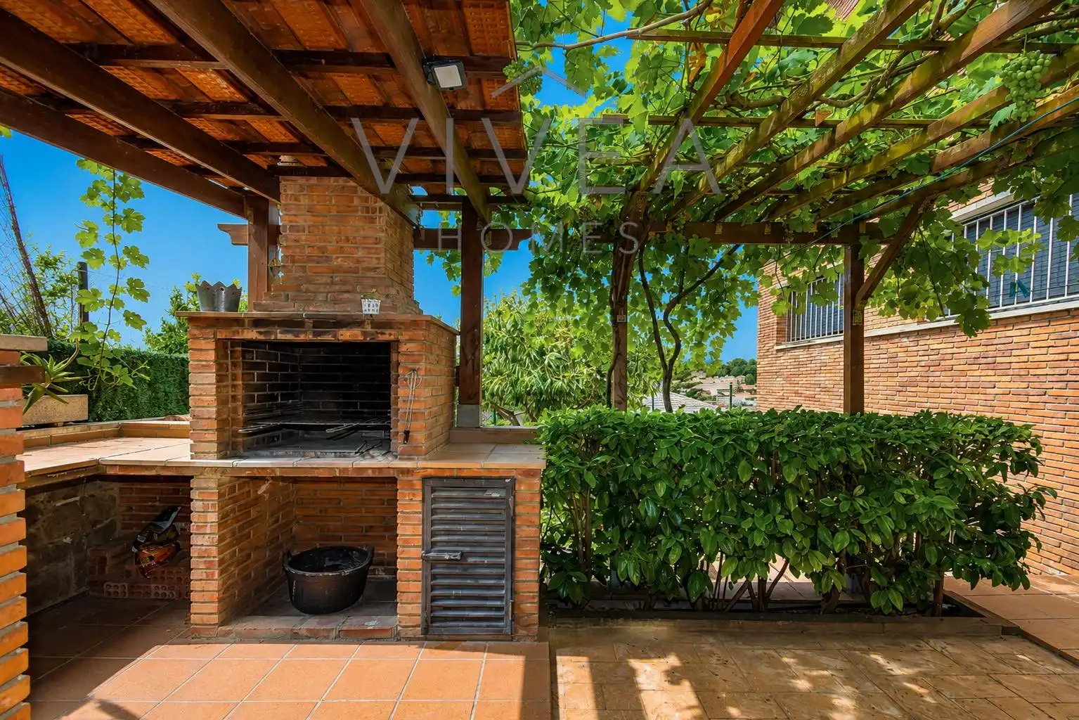 Terraza de Casa o chalet en venta en Sabadell con Aire acondicionado, Calefacción y Jardín privado