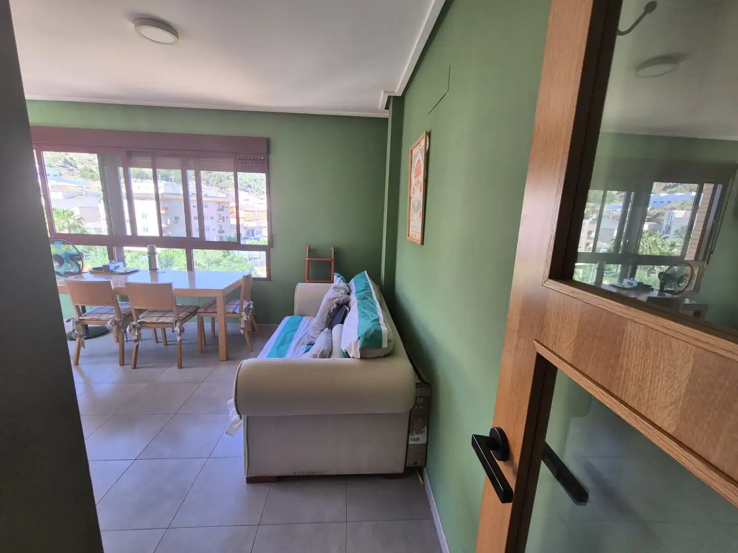 Sala d'estar de Apartament en venda en Murcia amb Traster, Moblat i Forn