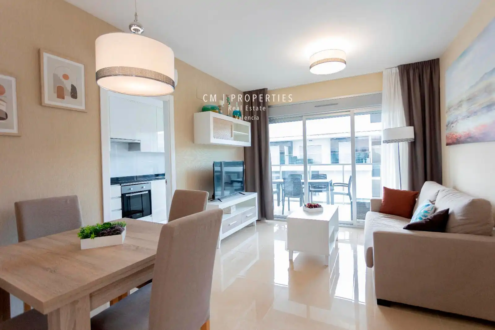 Sala de estar de Piso en venta en Cabanes con Aire acondicionado, Calefacción y Terraza