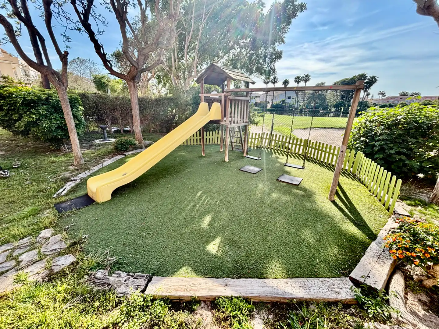 Jardín de Piso en venta en Alicante / Alacant con Aire acondicionado, Calefacción y Terraza