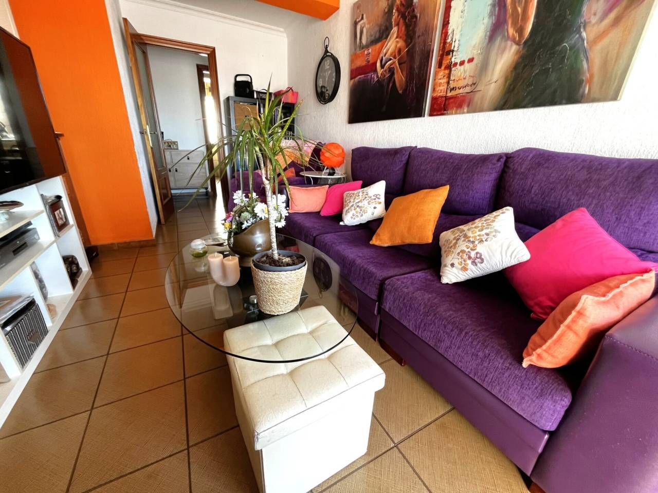 Sala de estar de Piso en venta en  Huelva Capital con Balcón