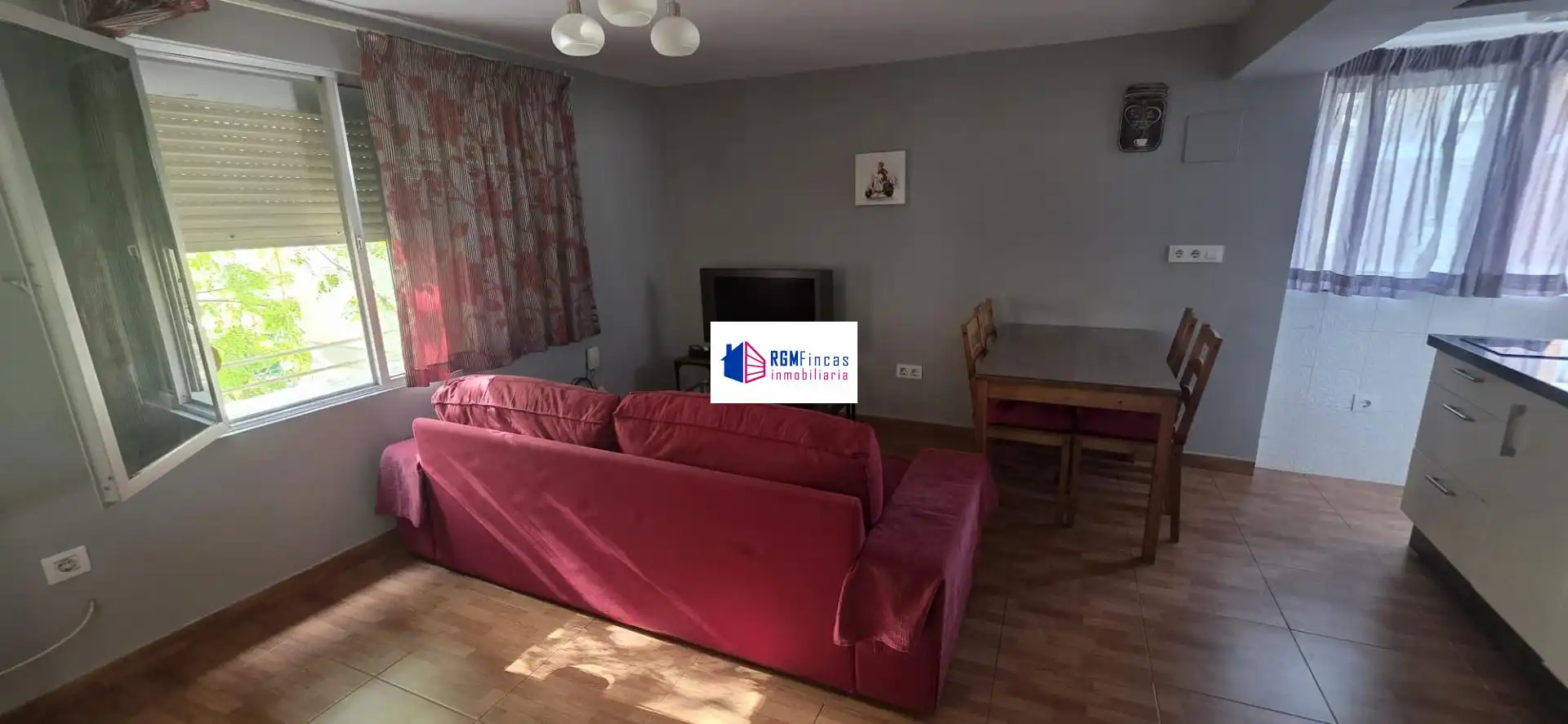 Sala de estar de Piso de alquiler en Sevilla con Aire acondicionado y Amueblado