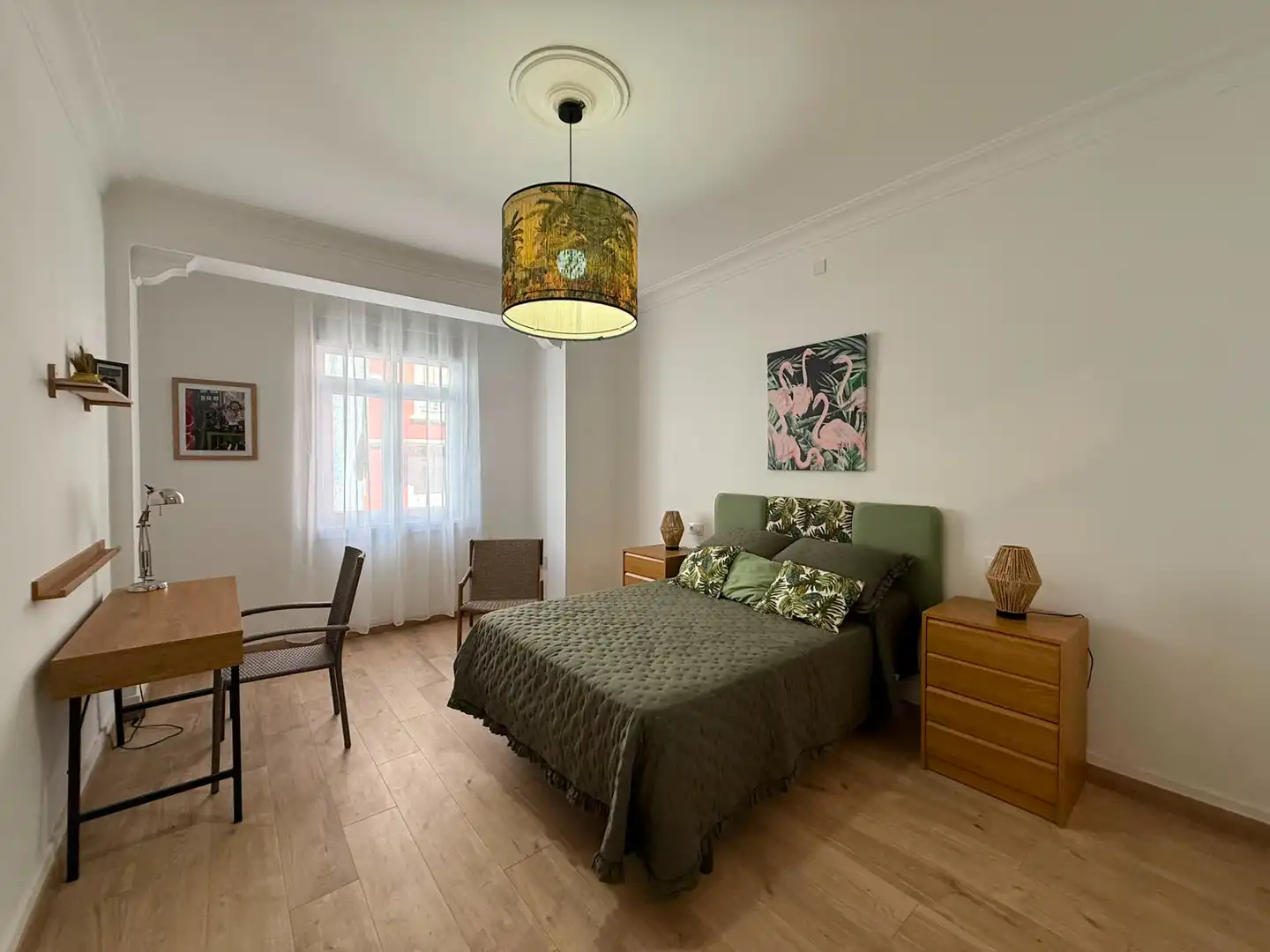Bedroom of Flat for rent in Ferrol  with Heating, Parquet flooring and Terrace