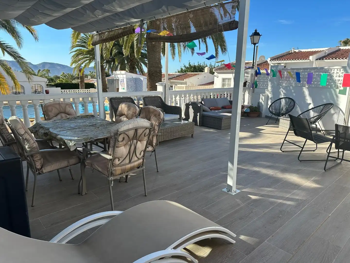Terrace of Houses for rent in La Nucia  with Air Conditioner, Heating and Terrace