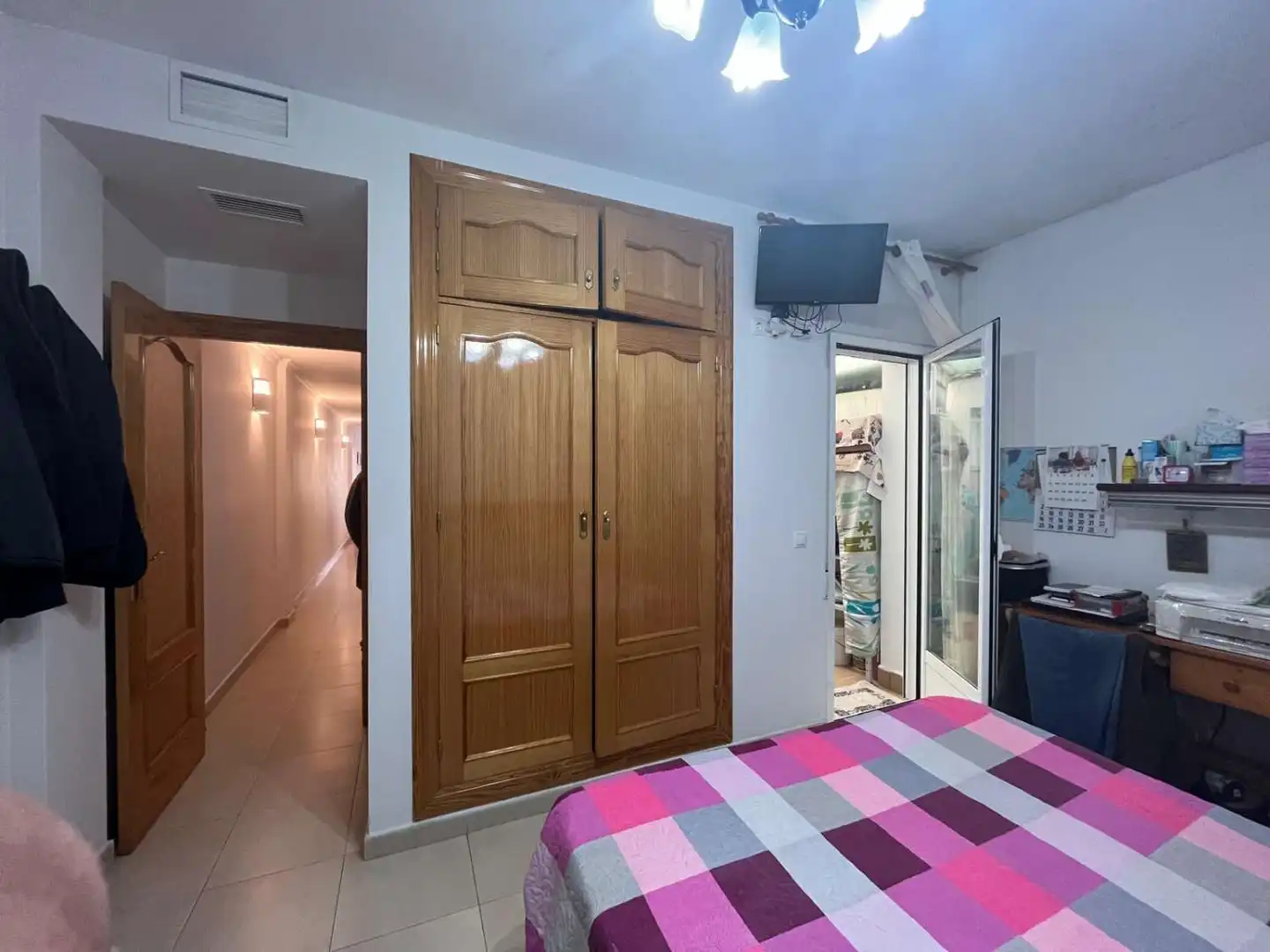 Dormitori de Apartament en venda en Cuevas del Almanzora amb Aire condicionat, Terrassa i Moblat