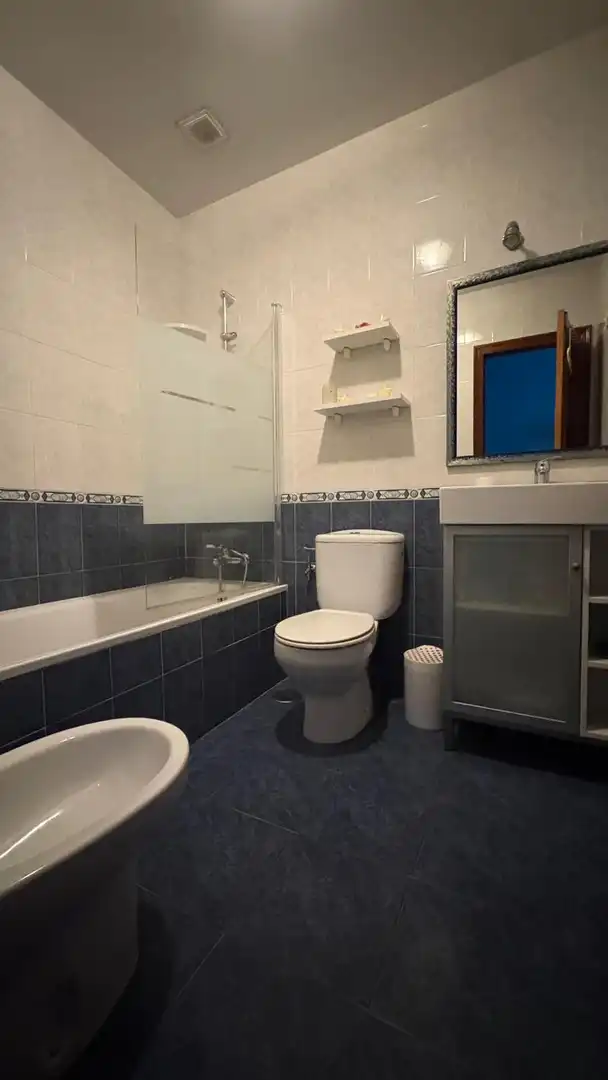 Baño de Casa adosada en venta en Mejorada con Aire acondicionado, Calefacción y Jardín privado