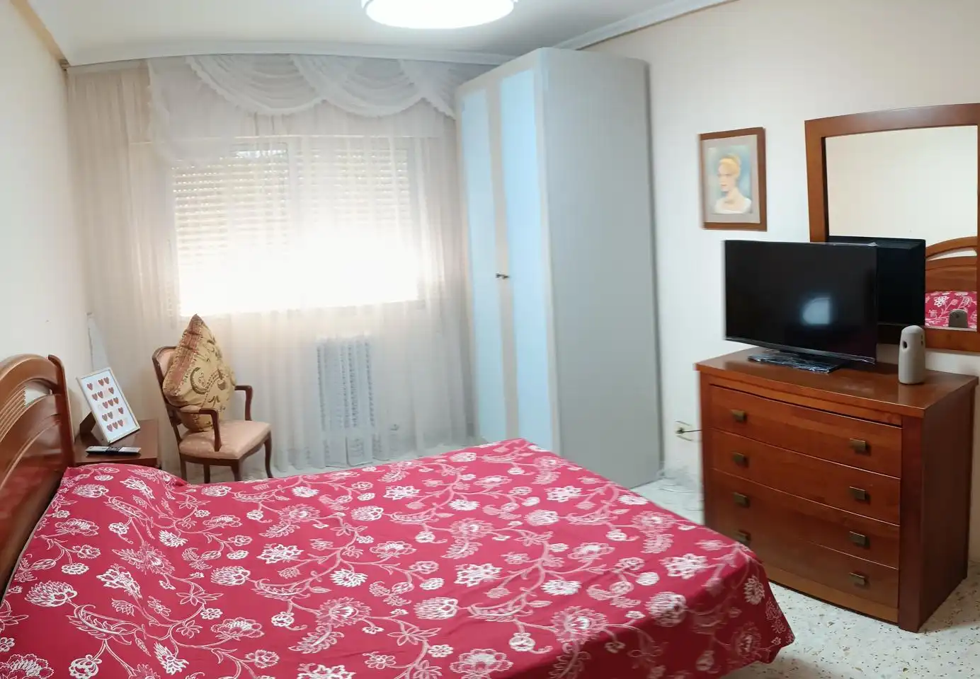Schlafzimmer von Wohnung zur Miete in Calatayud mit Heizung, Terrasse und Möbliert