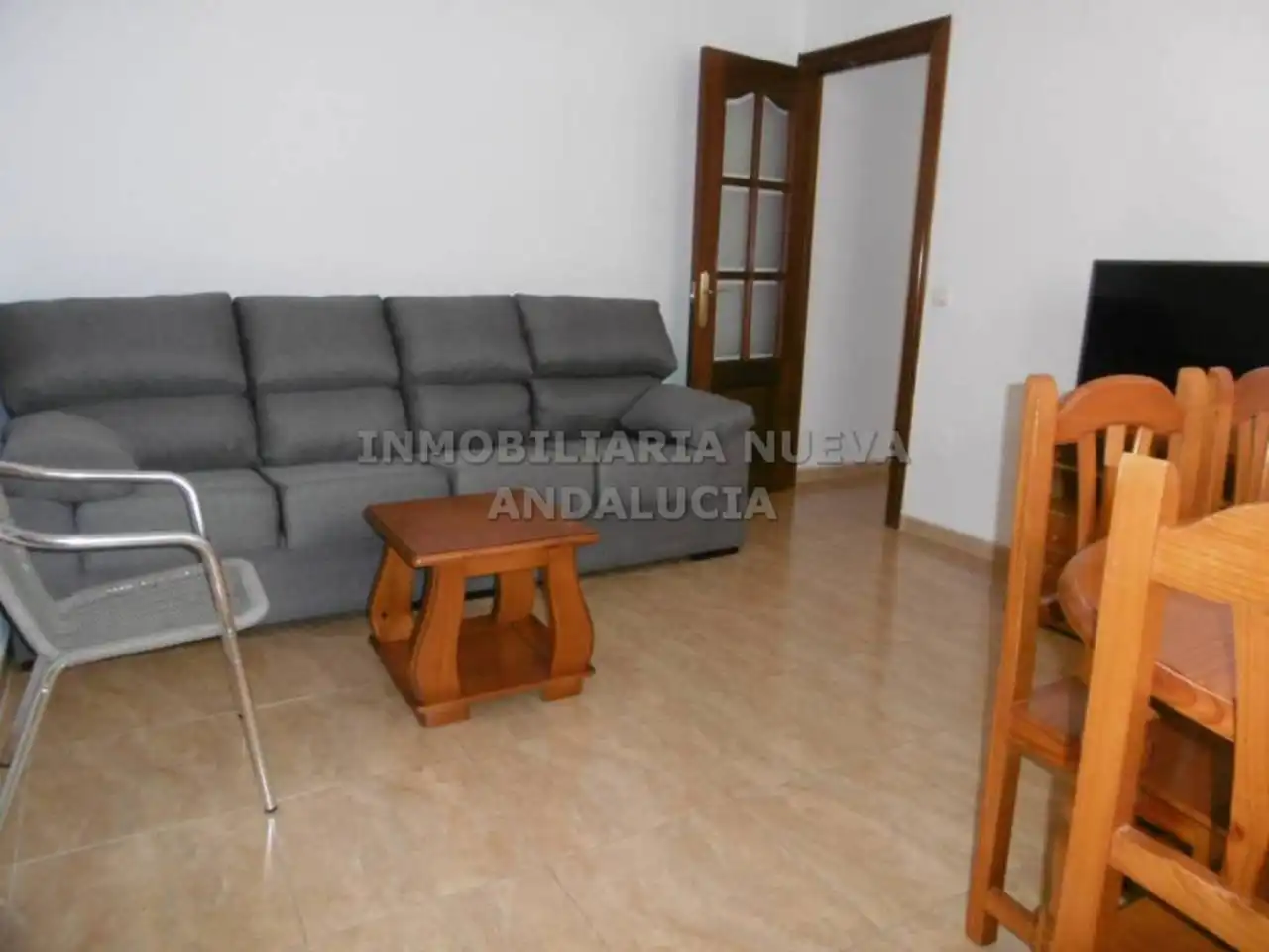 Sala de estar de Piso de alquiler en Almería con Terraza y Amueblado