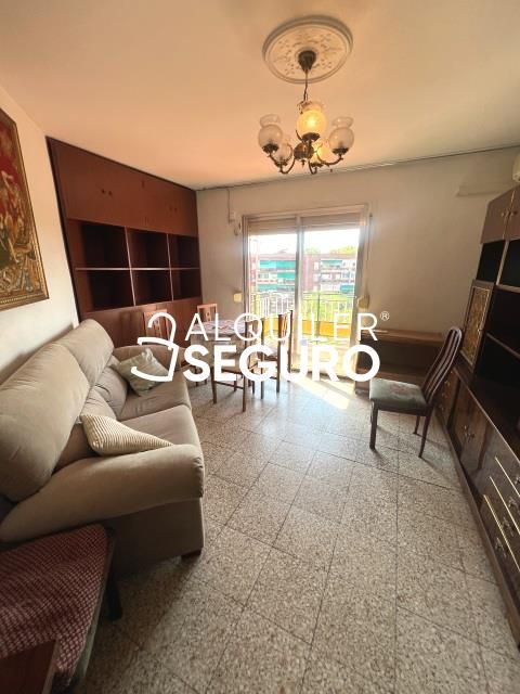 Bedroom of Flat to rent in Leganés  with Air Conditioner, Terrace and Furnished