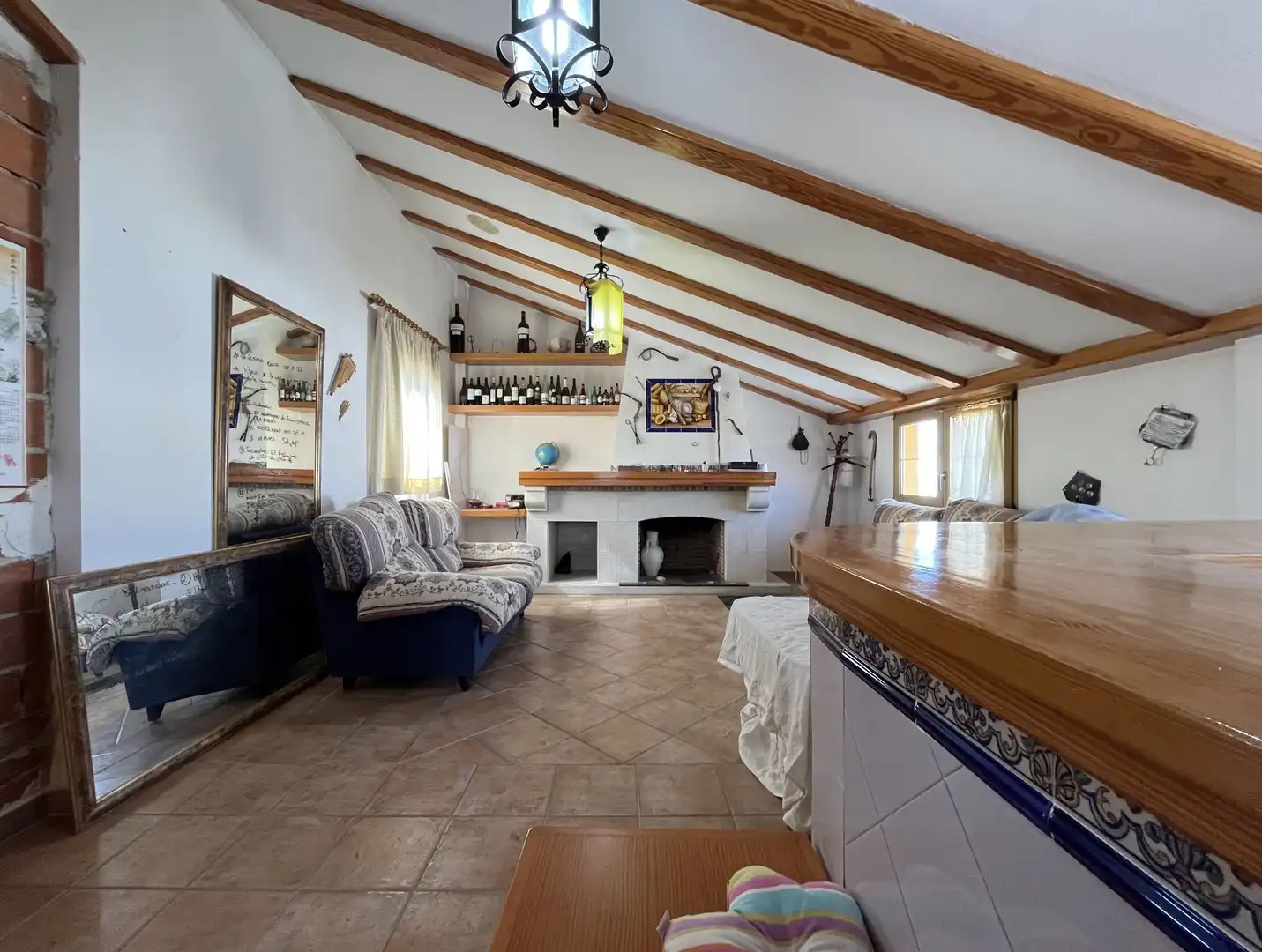 Living room of Detached homes for sale in Albaida  with Air Conditioner, Heating and Terrace