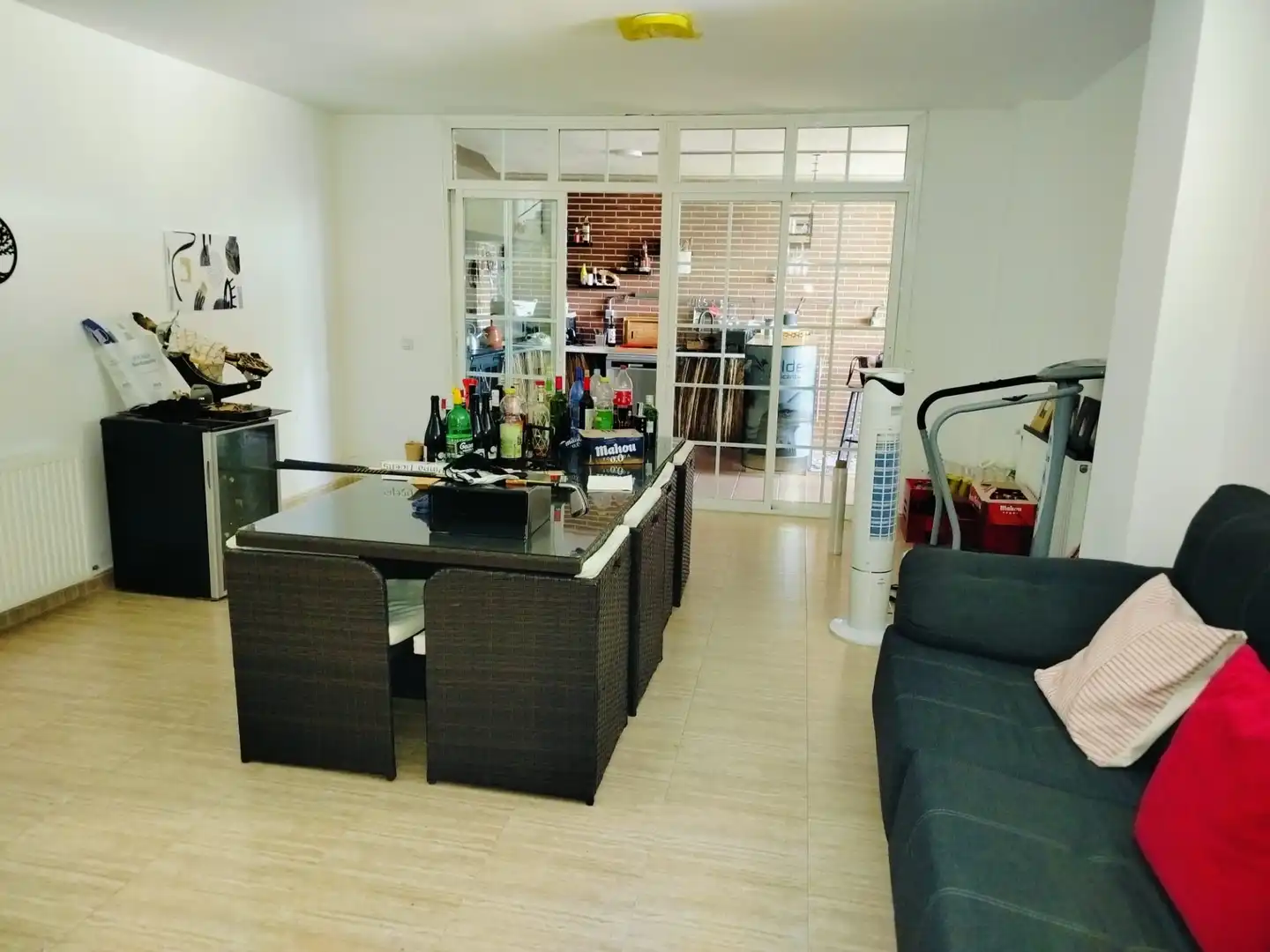 Comedor de Casa adosada en venta en Moraleja de Enmedio con Aire acondicionado, Calefacción y Jardín privado