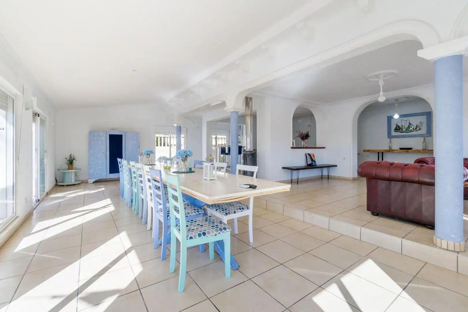 Menjador de Casa o xalet en venda en Orihuela amb Aire condicionat, Jardí privat i Terrassa