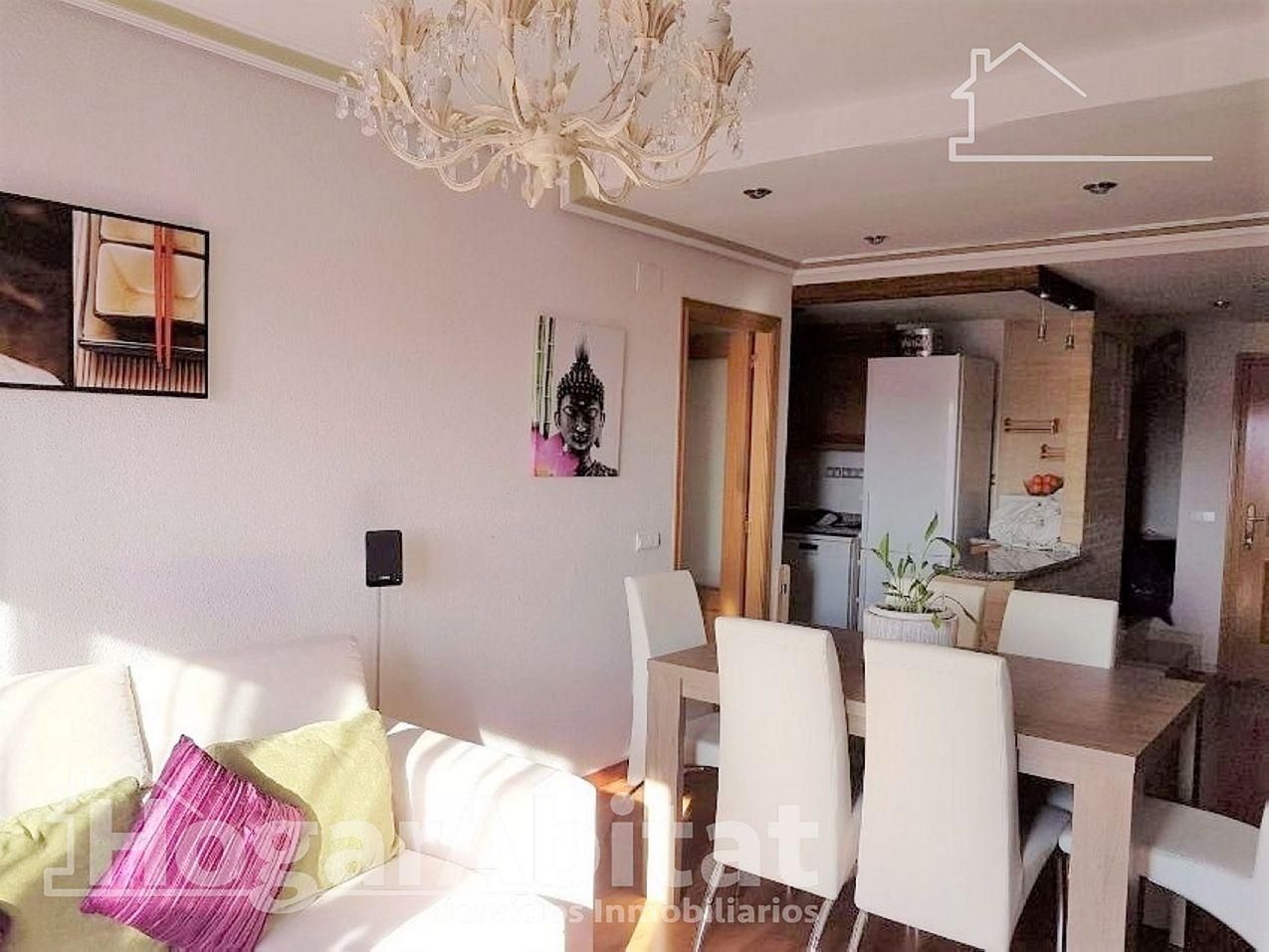Living room of Flat for sale in Alaquàs  with Air Conditioner, Heating and Parquet flooring