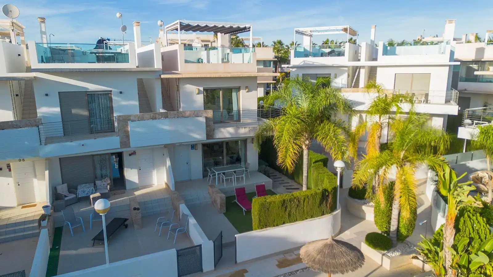 Exterior view of Duplexes for sale in Rojales  with Air Conditioner, Heating and Private garden