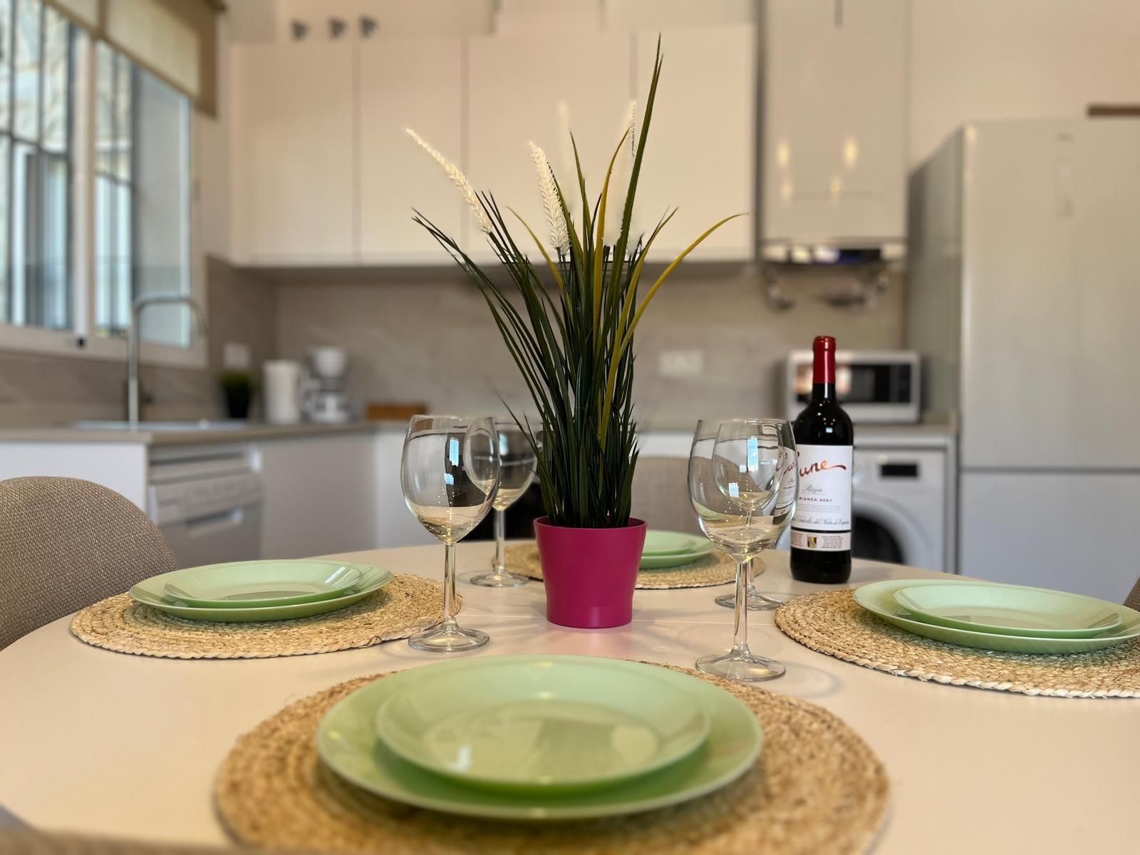 Dining room of Single-family semi-detached to rent in Málaga Capital