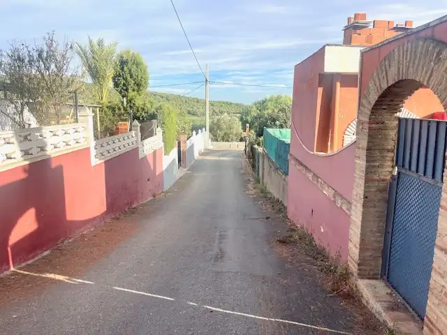 Exterior view of Houses for sale in Cella  with Heating, Parquet flooring and Terrace