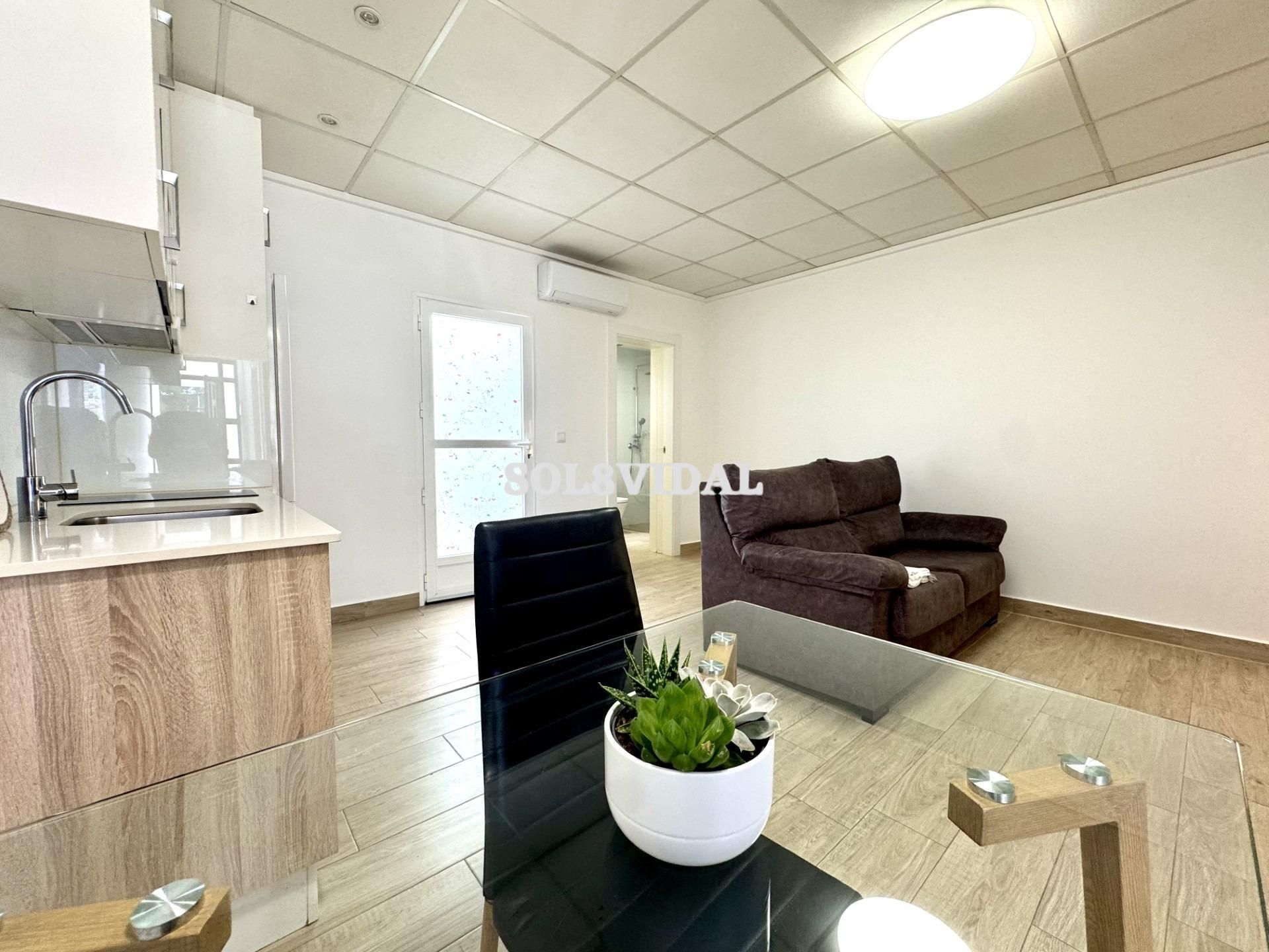 Living room of Flat for rent in Orihuela  with Air Conditioner and Furnished