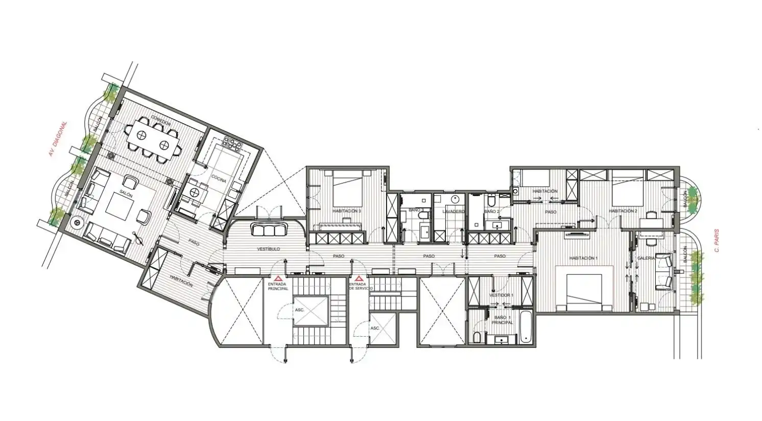 Appartement avec terrasse à vendre à Avenida Avinguda Diagonal, imagen 40