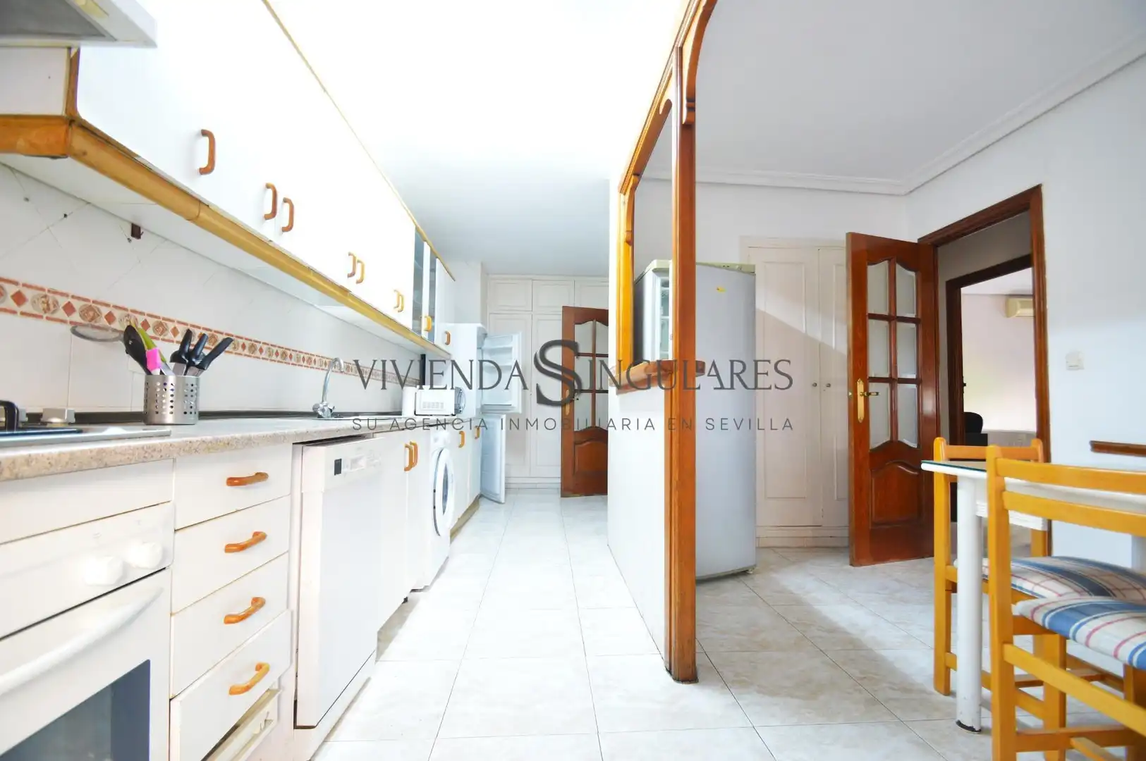 Cocina de Piso en venta en Sevilla con Aire acondicionado, Parquet y Terraza