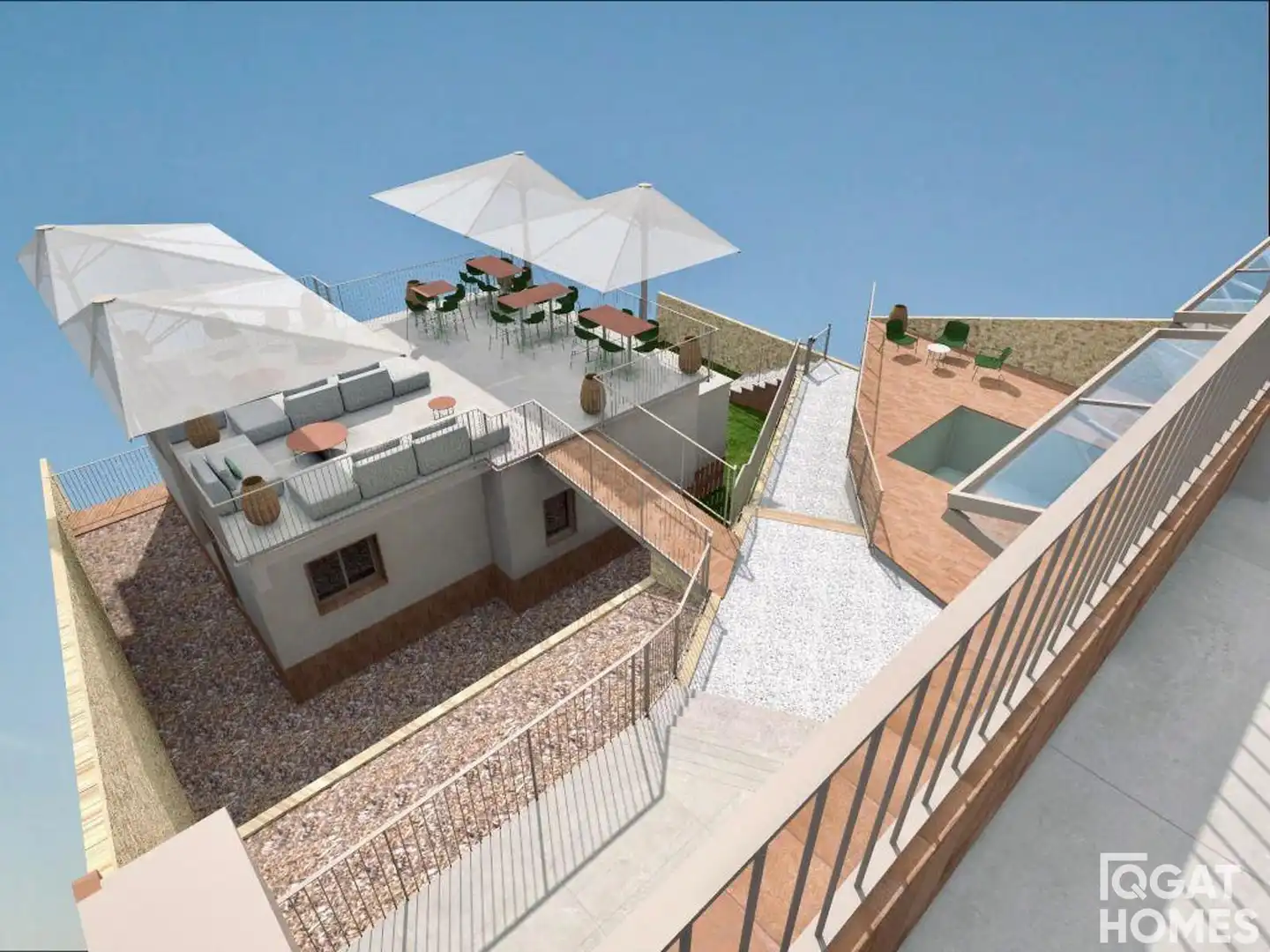 Terrassa de Casa o xalet en venda en Sant Cugat del Vallès amb Calefacció, Piscina i Alarma