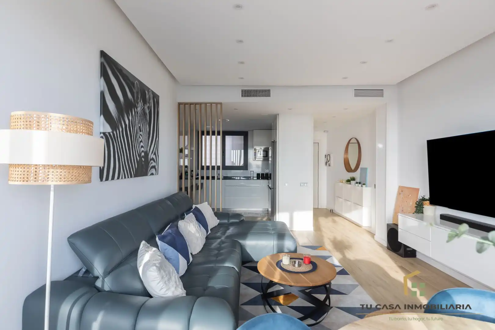 Living room of Flat for sale in Badalona  with Air Conditioner and Heating