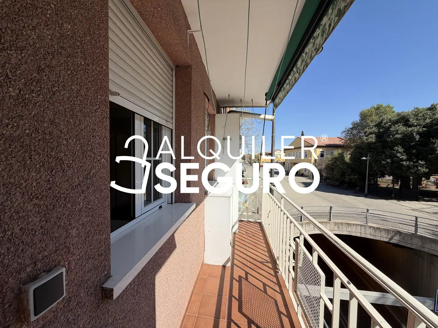 Terraza de Piso de alquiler en Leganés con Aire acondicionado, Calefacción y Amueblado