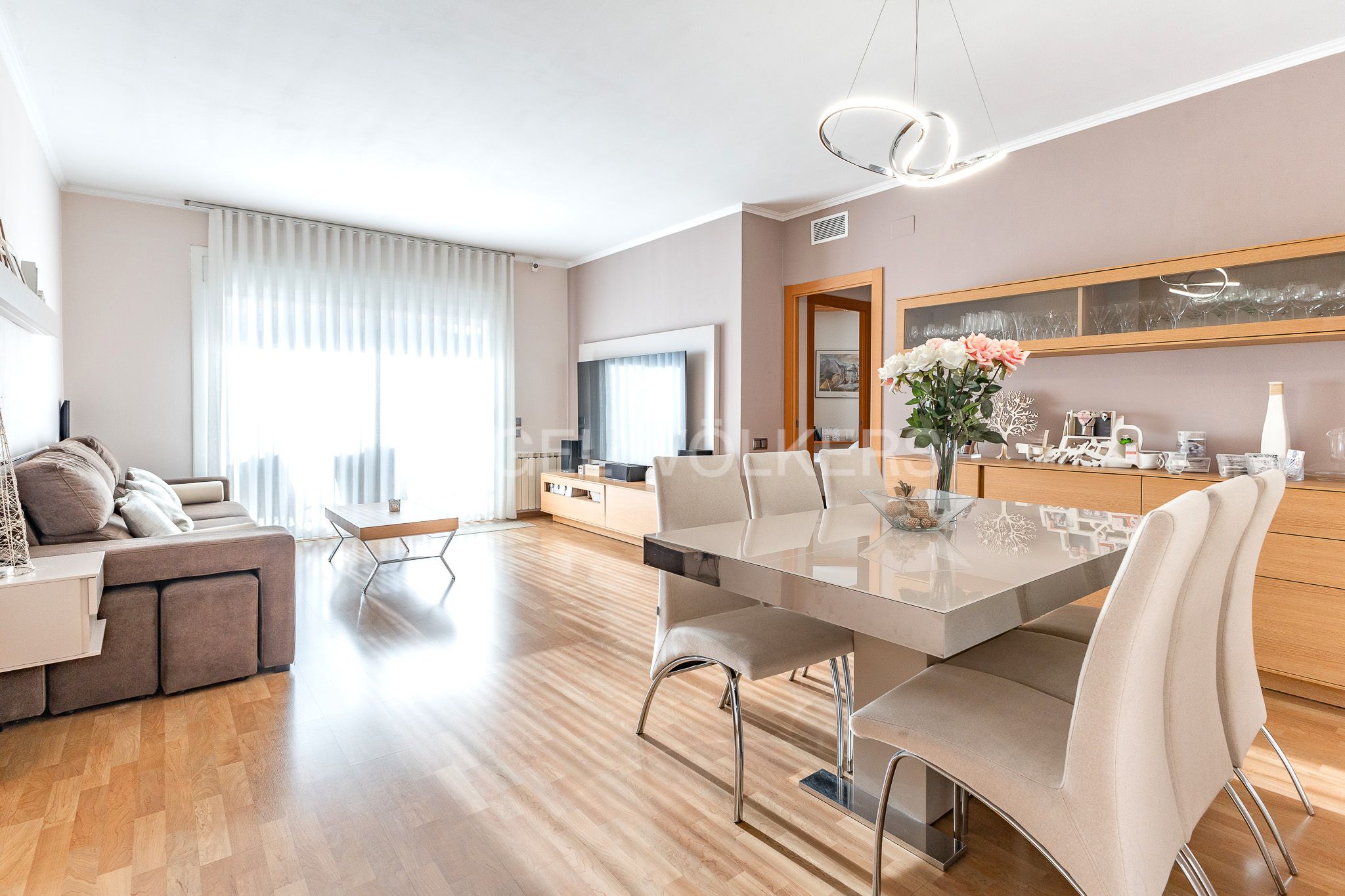 Sala d'estar de Apartament en venda en Sabadell amb Aire condicionat, Calefacció i Parquet