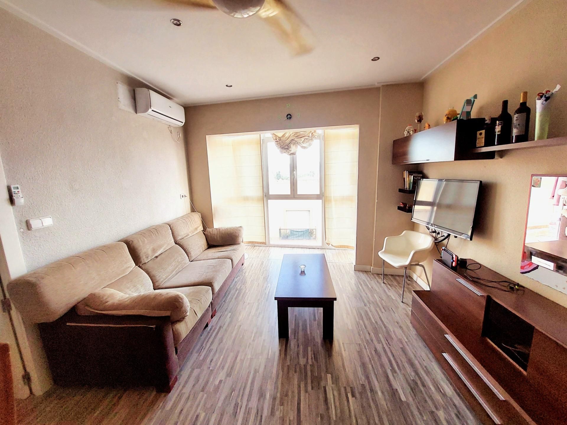 Sala d'estar de Pis en venda en  Murcia Capital amb Aire condicionat