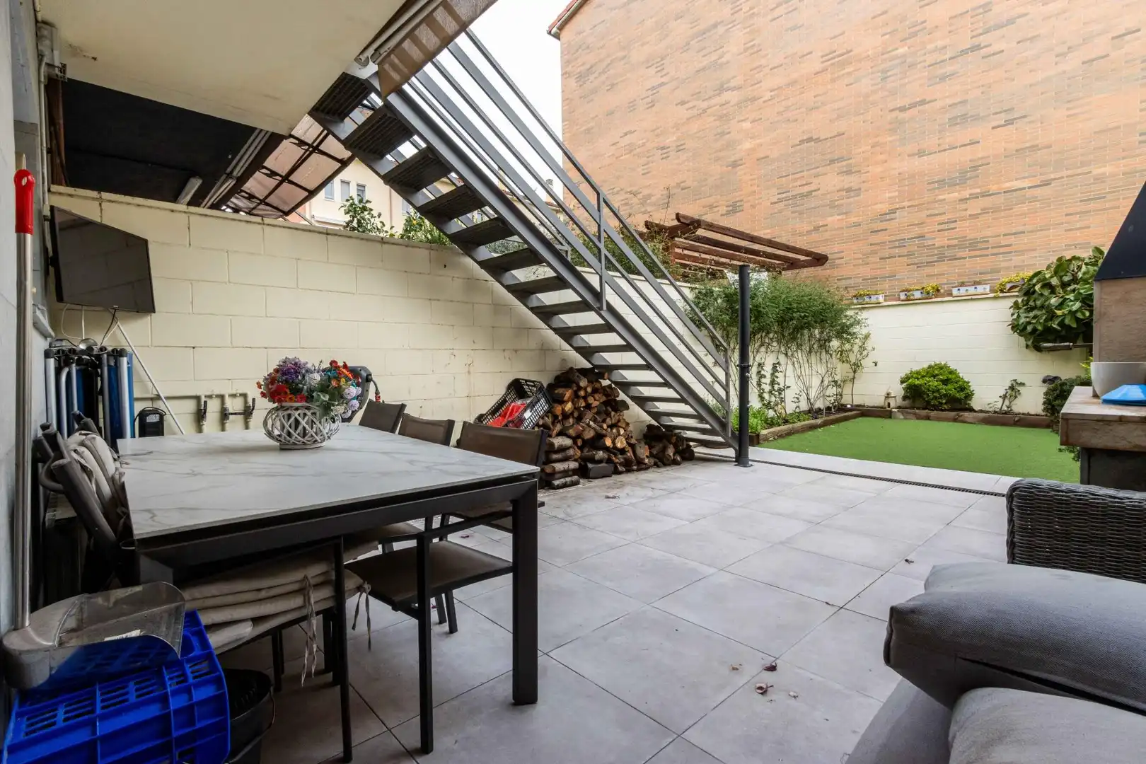 Terraza de Casa o chalet en venta en Castellar del Vallès con Aire acondicionado, Calefacción y Jardín privado