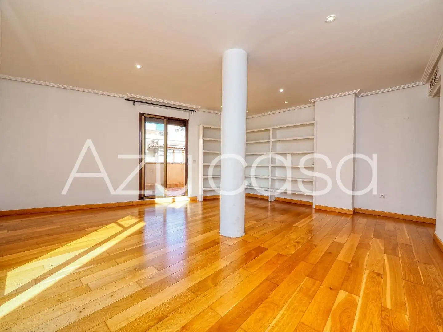 Sala d'estar de Àtic en venda en Alicante / Alacant amb Aire condicionat, Parquet i Terrassa