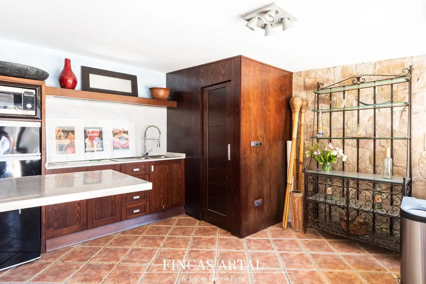 Cocina de Casa o chalet en venta en Zaragoza con Aire acondicionado, Calefacción y Jardín privado