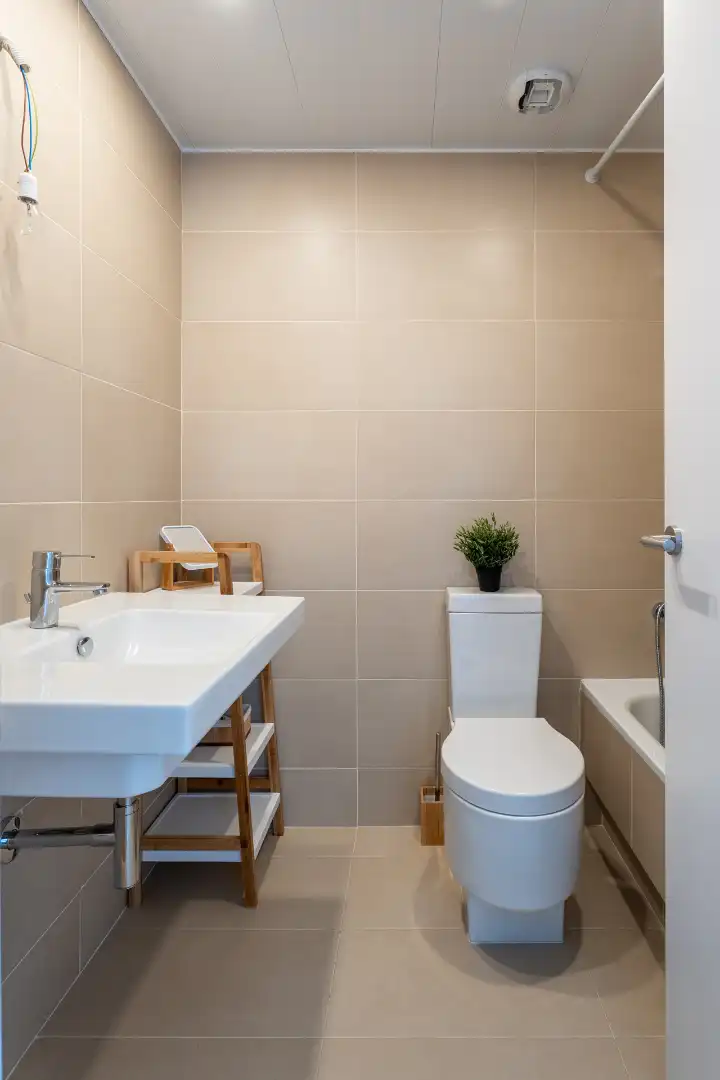 Bany de Casa o xalet en venda en Sitges amb Aire condicionat, Calefacció i Jardí privat