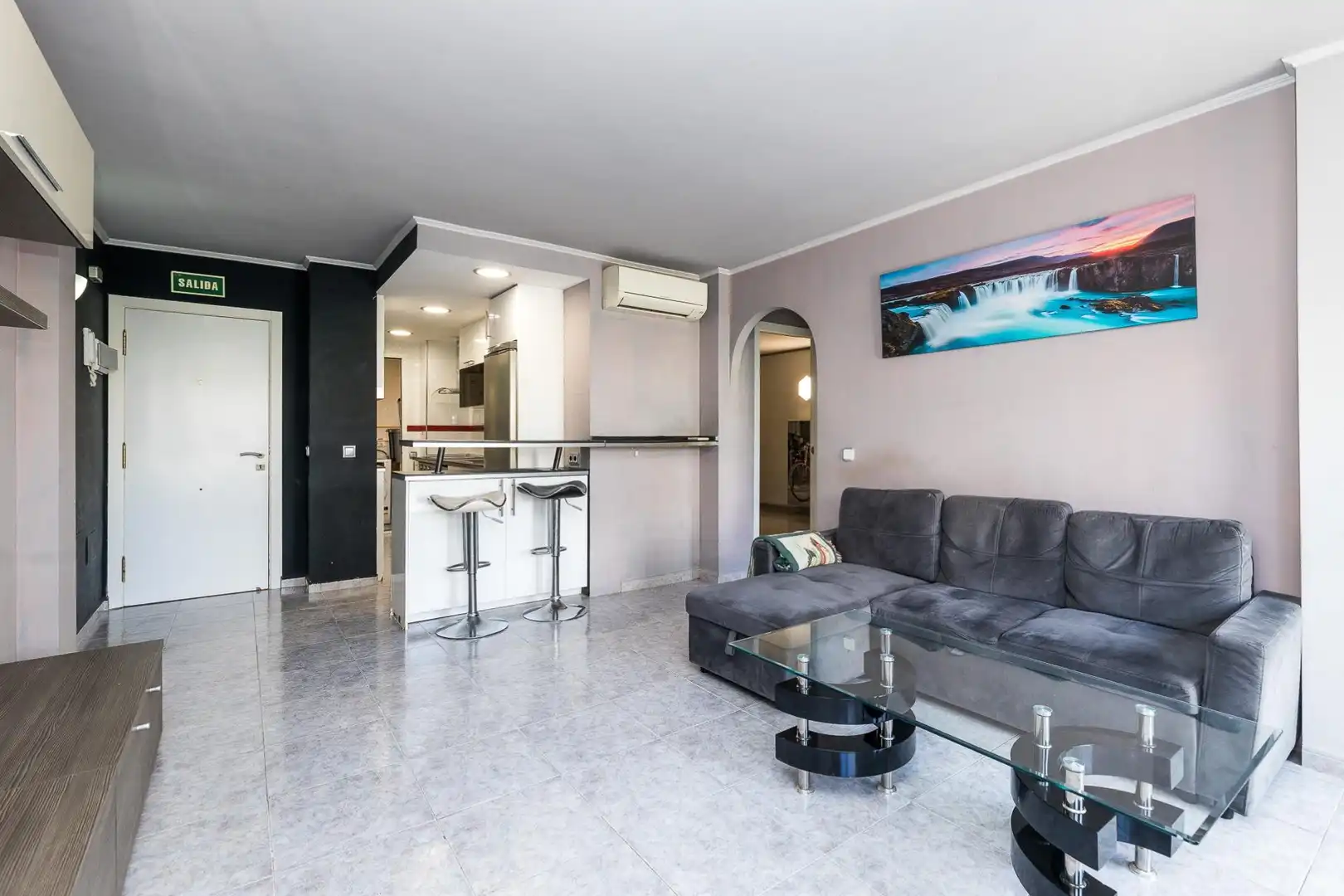 Sala de estar de Piso en venta en  Palma de Mallorca con Aire acondicionado, Calefacción y Amueblado