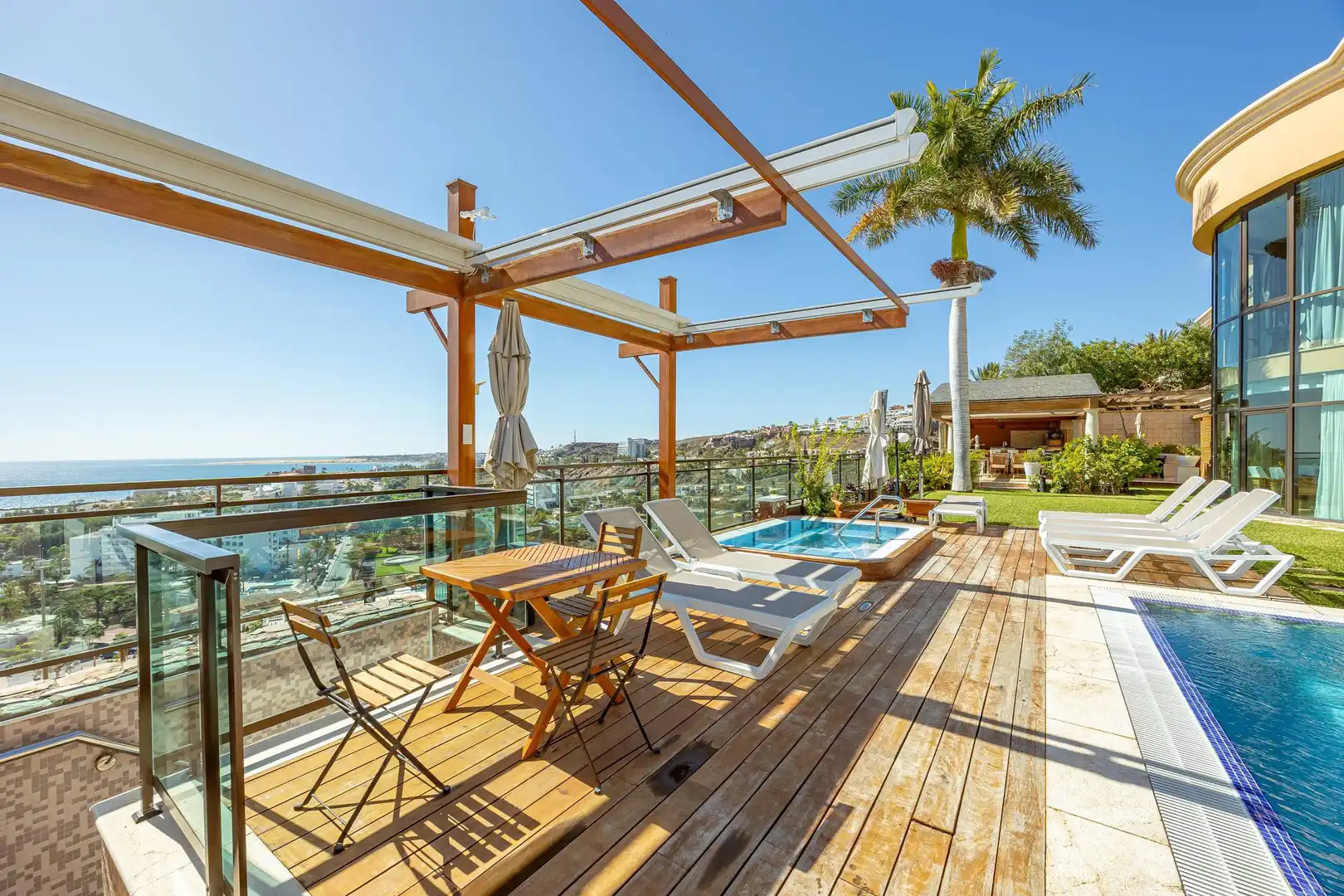 Terraza de Casa o chalet en venta en San Bartolomé de Tirajana con Aire acondicionado, Jardín privado y Terraza