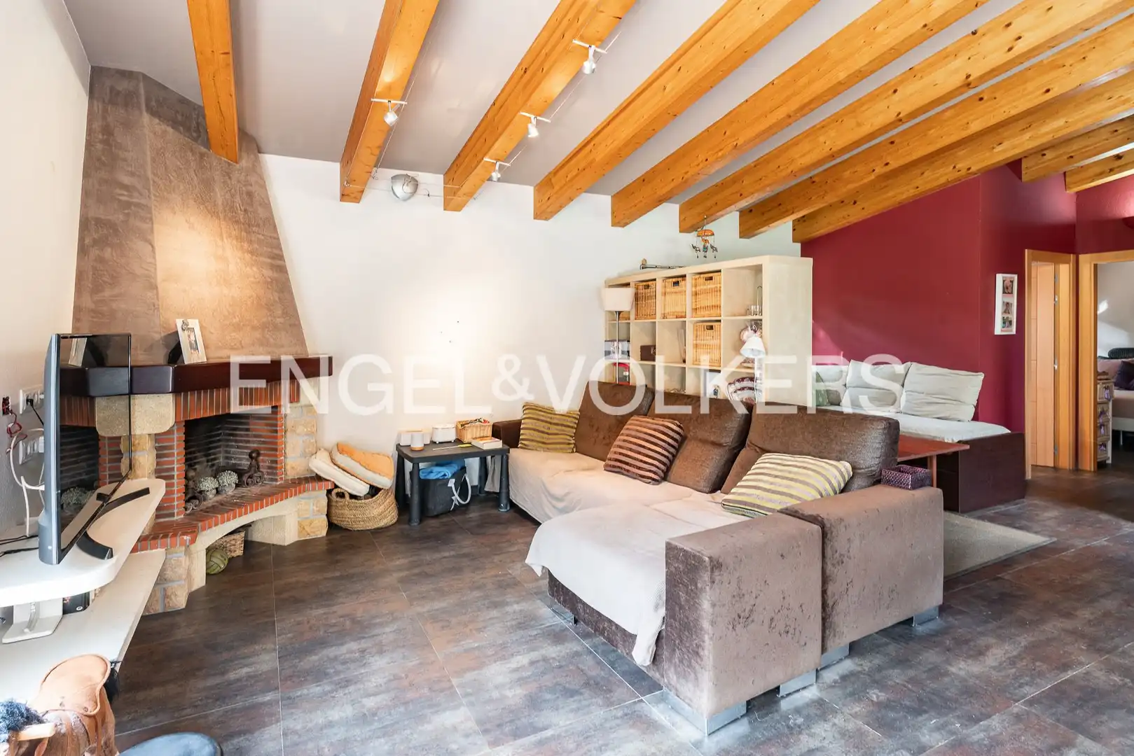 Sala d'estar de Casa o xalet en venda en Arenys de Munt amb Aire condicionat, Calefacció i Jardí privat