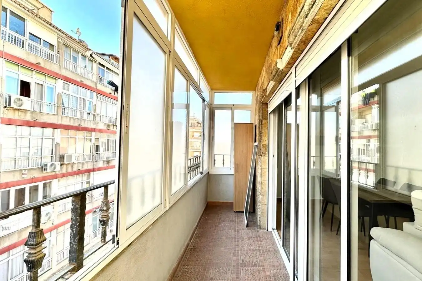 Balcony of Attic for sale in Torrevieja  with Air Conditioner, Heating and Furnished