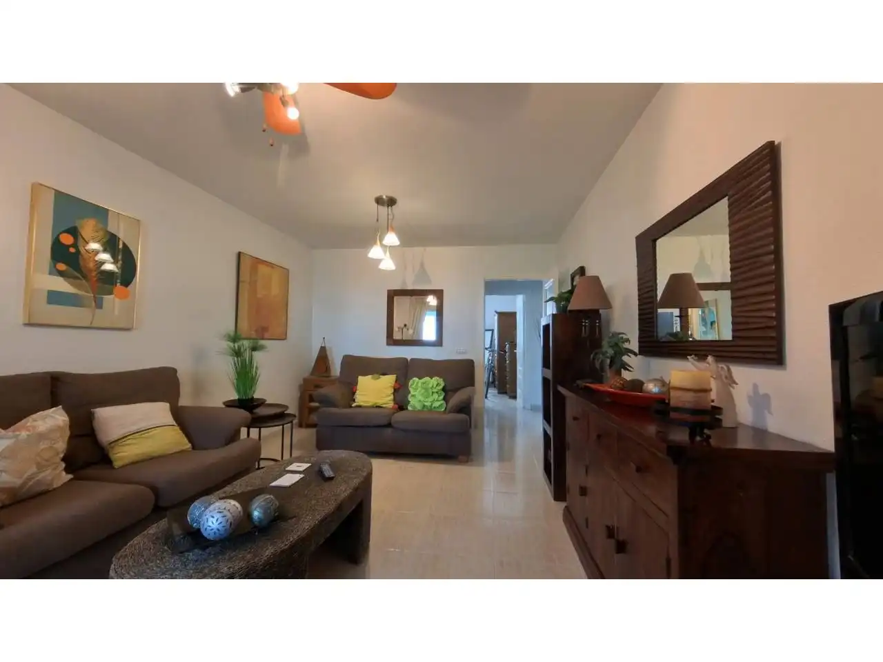 Living room of Apartments for sale in El Ejido  with Terrace, Furnished and Community pool
