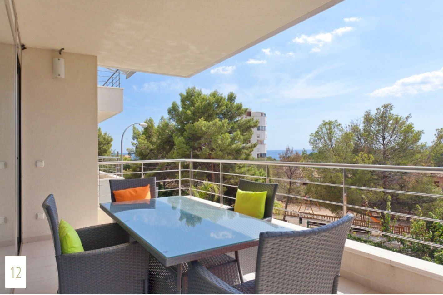Terrace of Apartment to rent in  Palma de Mallorca  with Air Conditioner and Furnished
